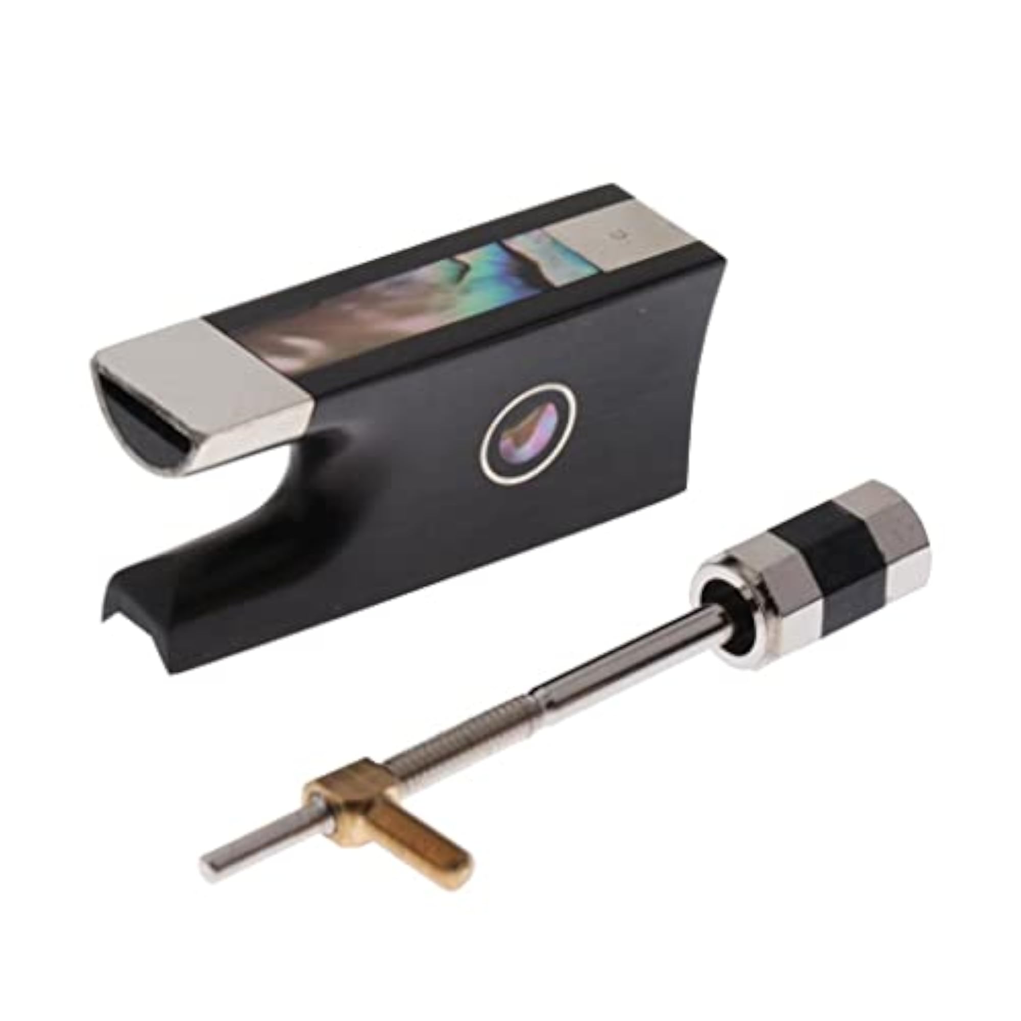 2pcs Ebony Violin Bow Frog with Screws
